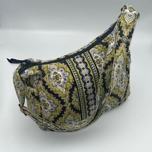 Vera Bradley Cambridge Pattern Shoulder Bag w/Adjustable Strap in Green & Blue